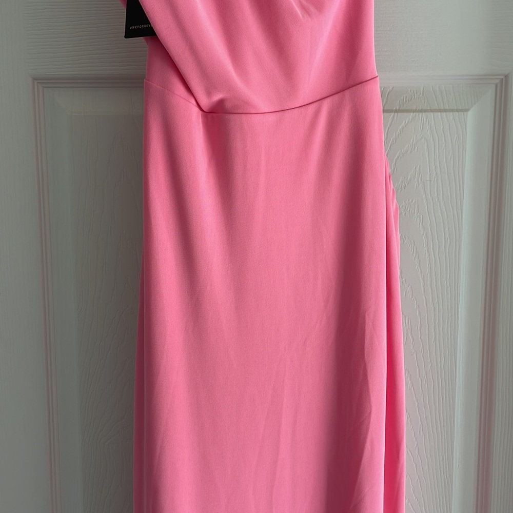 NWT Michael Costello X Revolve Sofie Gown in Pink - Picture 8 of 9